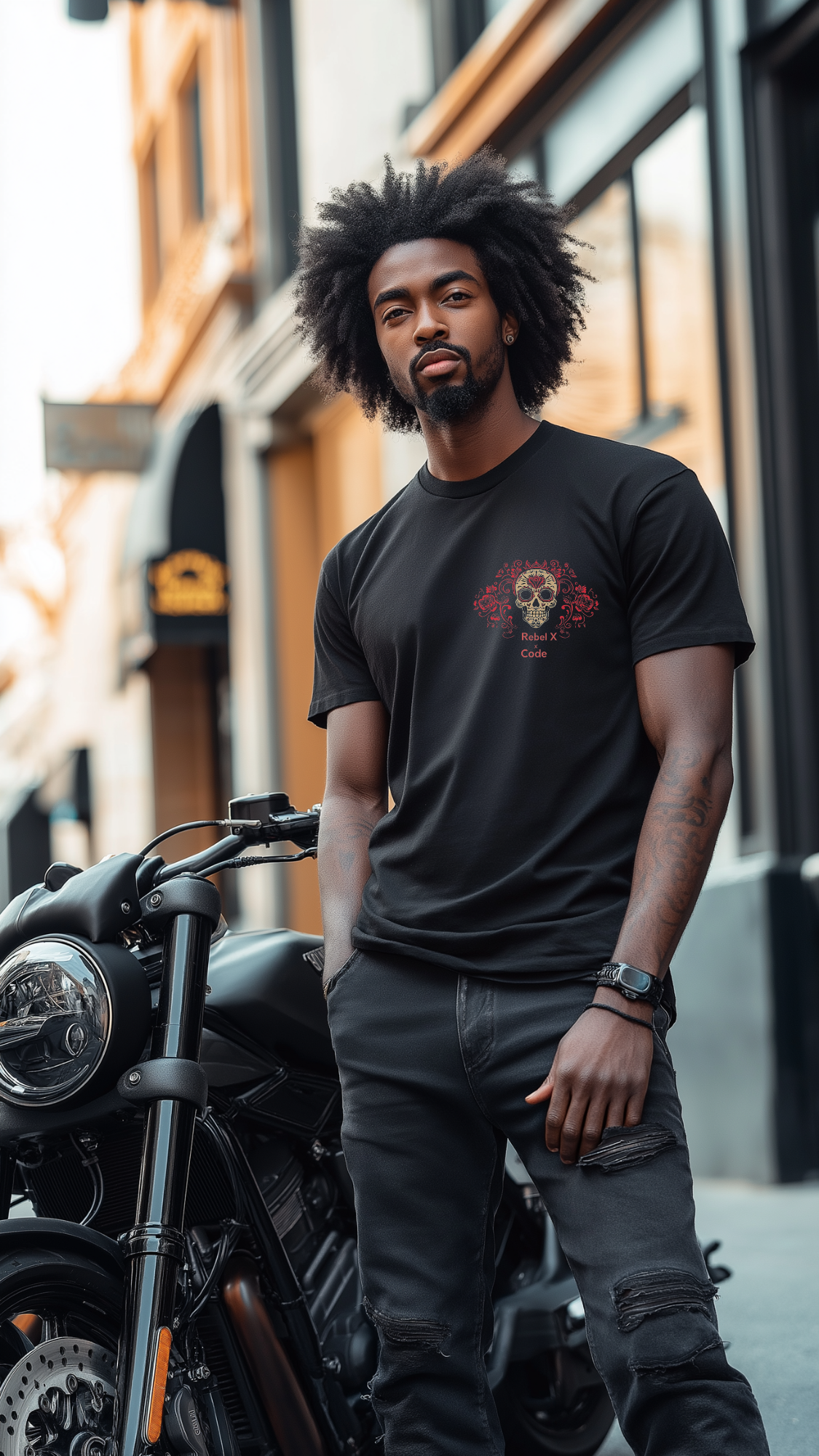 Rebel X Code: Elegance in Edge T-Shirt