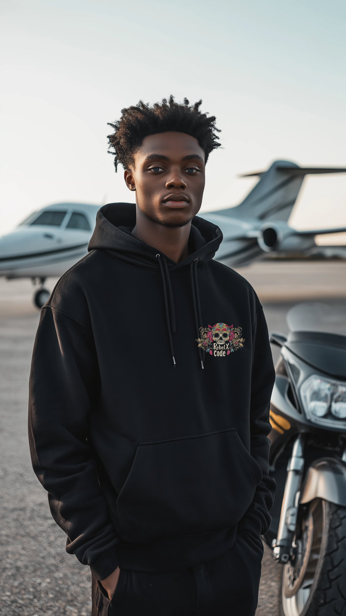 Rebel X Code "Day of the Rebel" Black Hoodie